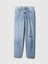 Erkek Mavi Baggy Jean Pantolon 3