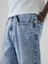 Erkek Mavi Baggy Jean Pantolon 5