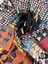 Scarf Lion Oranj/siyah Fular 100*100 1