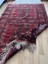 158 x 223 cm Kırmızı ve Bordo Türk Kilim Halısı, El Dokuması Yün Halı, Canlı Renkler ve Bohem Tarzı, Ev Hediyesi 2