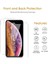 Apple iPhone Xr Özel Kesim Nano Şeffaf Ön ve Arka Telefon Ekran Koruyucu Set 2