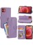 Iphone 12 Için Flip Case/12 Pro Kickstand Anti Scratch Kart Tutucu Pu (Yurt Dışından) 1