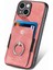 Iphone 15 Için Kılıf Artı Halka Tutucu Standı Crad Yuvası Manyetik Araç Montaj (Yurt Dışından) 5