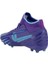 Boğazlı Krampon Çim ve Halı Saha Futbol Ayakkabısı Mor - Turkuaz 3