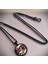 Voyageaccessory Metal Üzerine Cam Detaylı Antik Mısır Horus Göz Ra Kolye / 60 cm Zincirli 3