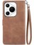 Huawei Pura 70 Flip Fermuar Tarzı Çoklu Kart Yuvası Cüzdan Için Flip Case (Yurt Dışından) 5