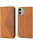 Iphone 11 Için Flip Case Cüzdan Standı Günlük Kullanım Eşkenar Dörtgen Şekli El Kayışı (Yurt Dışından) 1