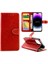 Iphone 14 Için Flip Case Pro Max Darbeye Manyetik Kapatma Pu Deri (Yurt Dışından) 1