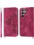 Samsung Galaxy S23 Ultra Kabartmalı Çoklu Kredi Kartı Yuvaları Için Flip Case (Yurt Dışından) 4