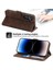 Samsung Galaxy M54 Bileklik Kabartmalı Çoklu Kredi Kartı Için Flip Case (Yurt Dışından) 5