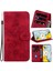 Samsung Galaxy M35 Kickstand Manyetik Kabartmalı Zambak Cüzdan Için Flip Case (Yurt Dışından) 1