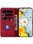 Samsung Galaxy M35 Kickstand Manyetik Kabartmalı Zambak Cüzdan Için Flip Case (Yurt Dışından) 2