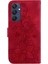 Samsung Galaxy M35 Kickstand Manyetik Kabartmalı Zambak Cüzdan Için Flip Case (Yurt Dışından) 5