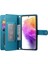 Samsung Galaxy A73 5g Için Flip Case Standı Cüzdan Çok Fonksiyonlu Kayış (Yurt Dışından) 5