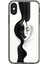 iPhone Xs Uyumlu Şeffaf Kılıf Estetik Yüz 3 Tasarımlı 1