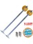 Düşer Kapak Makası Frenli Dolap Çekmece Metal 25 cm Sessiz Açma Kapama Amortisör Piston Bar 2 Adet 1
