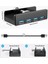 5gbps USB 3.0 Hub Kelepçe Adaptörü, Ekstra Güç Kaynağı Bağlantı Noktası ve 4.92 Ft USB Veri Kablosu ile Alüminyum 4 Portlu USB Bölücü, USB Genişletici MH4PU Siyah Renk 3