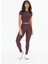 Soft Touch Bedene Oturan Spor Crop T-Shirt Short Fitted 2