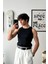 Atelier Premium Basic Siyah Top Tank Atlet 1