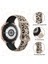 Huawei Watch Gt Gt2 Gt3 Gt4 42mm/Magıc 2/Amazfit 20mm Kordon Leopar Desen Yumuşak Silikon Kordon 4