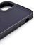 iPhone 11 Uyumlu Deri Görünümlü Sert Kapak Kılıf Antrasit Füme 4