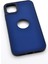 iPhone 15 Uyumlu Deri Görünümlü Sert Kapak Kılıf Lacivert 2