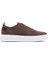 Erkek Vizon Bağcıklı Kalın Tabanlı Süet Deri Sneaker 25SFD740310 1