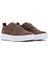 Erkek Vizon Bağcıklı Kalın Tabanlı Süet Deri Sneaker 25SFD740310 3