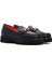 Flex Kadın Siyah Deri Maskülen Loafer 25SFD405018 3
