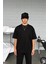 Atelier Basic Siyah Oversize Tişört 1
