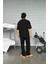 Atelier Basic Siyah Oversize Tişört 5