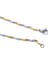 316L Çelik Iki Renli Erkek Zincir Kolye 55 cm ZN-256 5