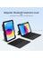 Apple iPad (11. Nesil) A16 2025 Uyumlu Mag Touchpad Blutooth Işıklı Standlı Klavyeli Kılıf 4