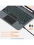 Apple Ipad Air 11 M3 Çipli 2025 Uyumlu Mag Touchpad Blutooth Işıklı Standlı Klavyeli Kılıf 4