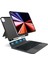 Apple Ipad Air 13INÇ M3 Çipli 2025 Uyumlu Mag Touchpad Blutooth Işıklı Standlı Klavyeli Kılıf 1