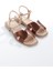 MİA028-3013 Deri Kadın Günlük Ortopedik Bronz Tatil Sandaleti 3