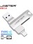 Jaster 256Gb. Type-C ve Usb 3.0 Hızlı Usb Flash Bellek Otg Çift Girişli Metal Sağlam ve Orjinal 5