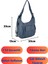 Bolsas Kadın Omuz ve Sırt Çanta Mavi 1037 4
