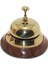 Altı Ahşap Üstü Pirinç Masa Üstü Resepsiyon Çanı 1