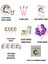 Unicorn 24 Kişilik Full Set Doğum Günü Parti Malzemeleri 2