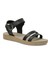 158659.Z5FX Siyah Kadın Comfort Sandalet 2