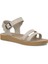 158659.Z5FX Bej Kadın Comfort Sandalet 2
