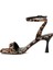 25S-006 5fx Leopar Kadın Topuklu Sandalet 3
