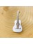 Gümüş Klasik Gitar Tek Küpe (1,3cm x 2,8cm) (BG-KP-162) 3