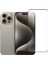 Iphone 15 Pro Max Uyumlu 3D Anti-Statik Tam Kaplayan 9h Cam Ekran Koruyucu 3