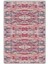 Kırmızı Pamuk Kilim Görünümlü Halı Dijital Baskılı Halı Dokuma Tabanlı Kaymaz Oturma Odası Halısı 2