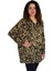 Kadın Büyük Beden Leopar Desen Viskon Bluz BGL-ST04256 5
