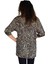 Kadın Büyük Beden Leopar Desen Viskon Bluz BGL-ST04255 4