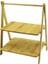 Portatif Ayaklı - 2 Katlı Ahşap Bambu Organizer Raf =18X28 - 22X28CM Y: 6-20-39CM 1