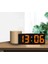 LED Dijital Alarm Saat Termometre Ses Turuncu 3